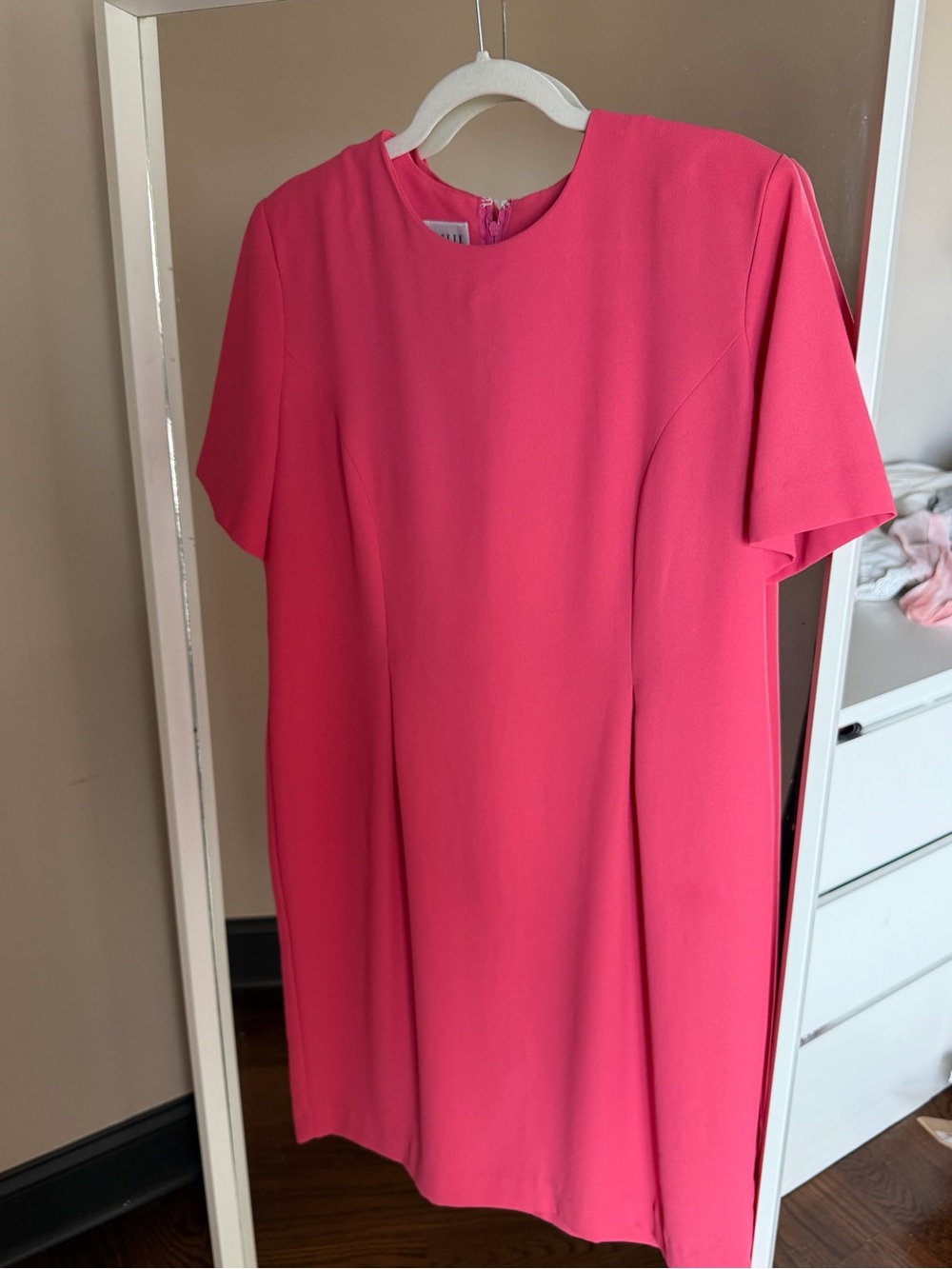 Hot pink dress